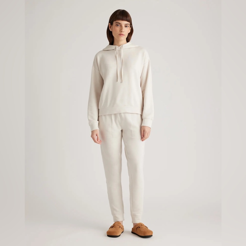 QUINCE SUPERSOFT FLEECE PULLOVER HOODIE - Picture 8 of 9